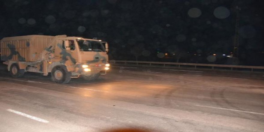 Sınıra askeri sevkiyat