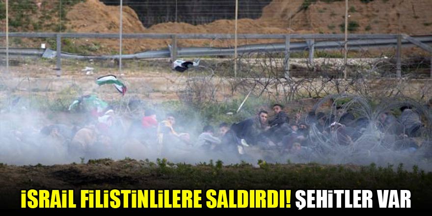 İsrail Filistinlilere saldırdı! 2 şehit 1 yaralı