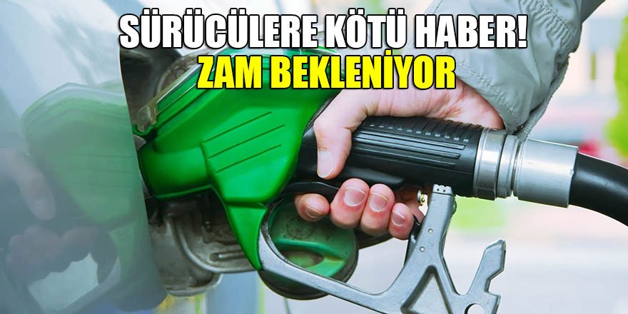 Sürücülere kötü haber! Zam bekleniyor