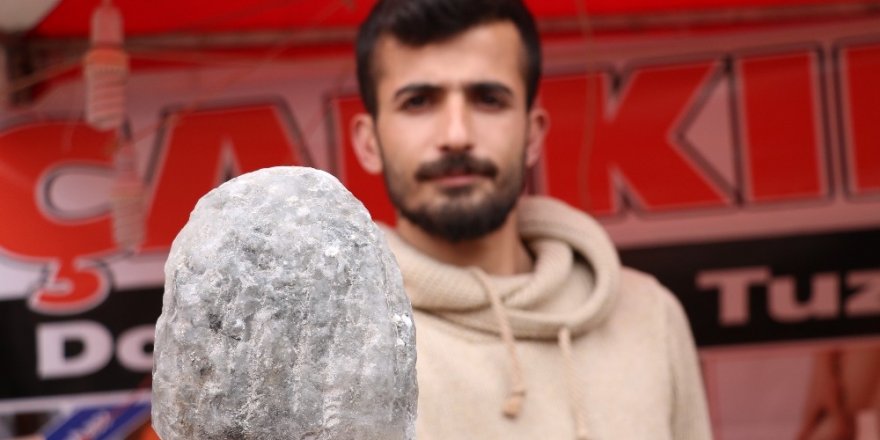 Kaya tuzuyla sağlıklarına kavuşuyorlar