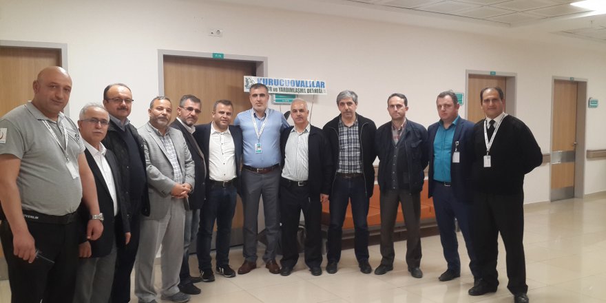 Kurucuovalılar tebrik ziyaretinde bulundu