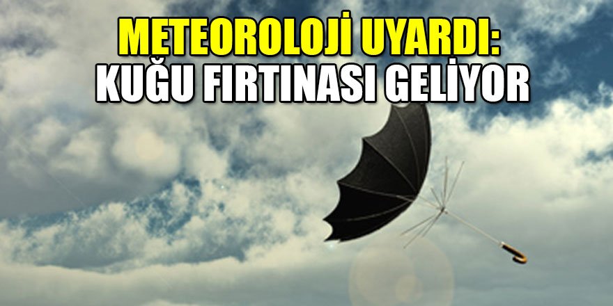 Meteoroloji uyardı: Kuğu fırtınası geliyor