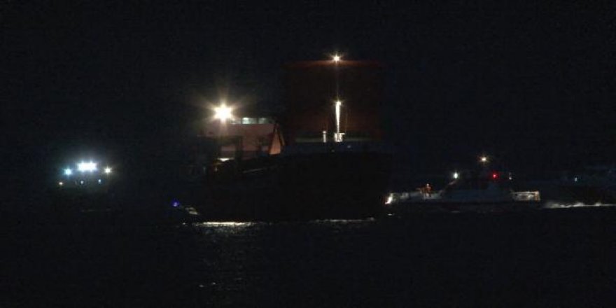 Kartal'da gemide çıkan yangını mürettebatı söndürdü