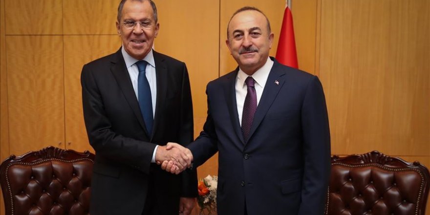 Dışişleri Bakanı Çavuşoğlu, Rus mevkidaşı Lavrov ile Libya'yı görüştü
