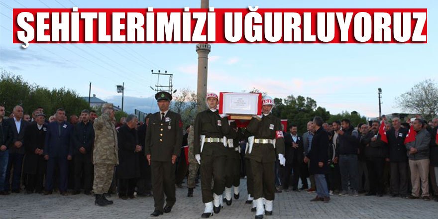 Şehitlerimizi uğurluyoruz