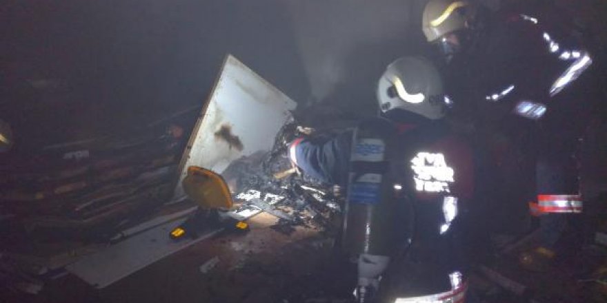 Malatya'da evin bodrumunda çıkan yangın söndürüldü