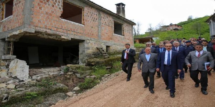 Ordu'da heyelan: 6 ev tahliye edildi