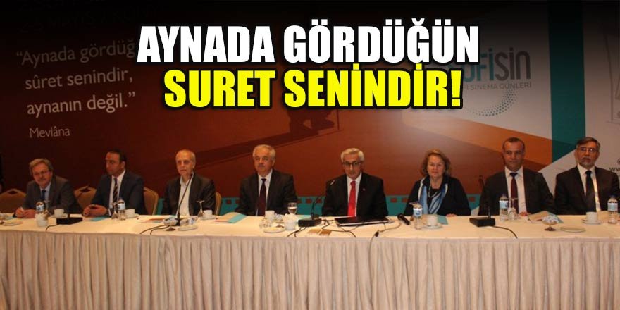 Aynada gördüğün suret senindir!