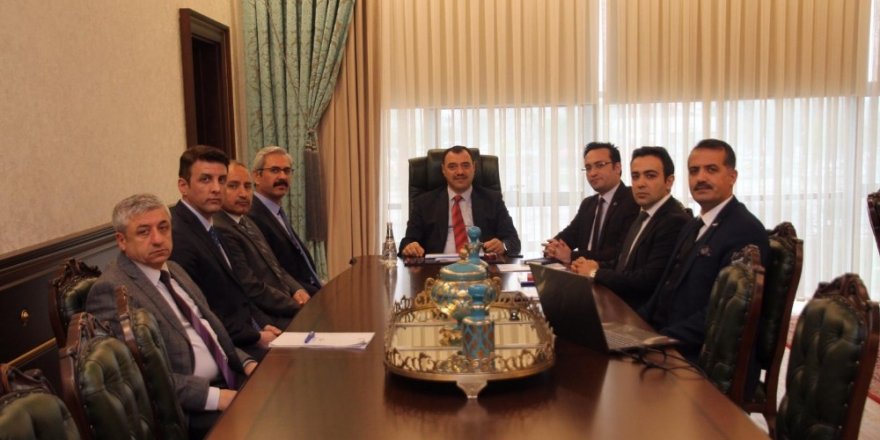 Maden için, Vali Kaldırım başkanlığında toplantı yapıldı