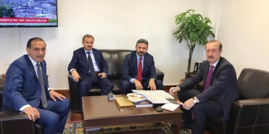 Başkan Kılınç "Battı ve çıktı" yapımı için temasta bulundu