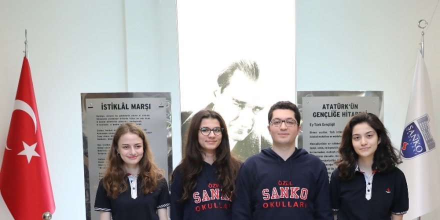 SANKO Liseleri öğrencisi Türkiye dördüncüsü oldu