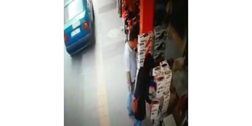 Mağazanın önüne geldiler, çaldılar; ama kameraları unuttular