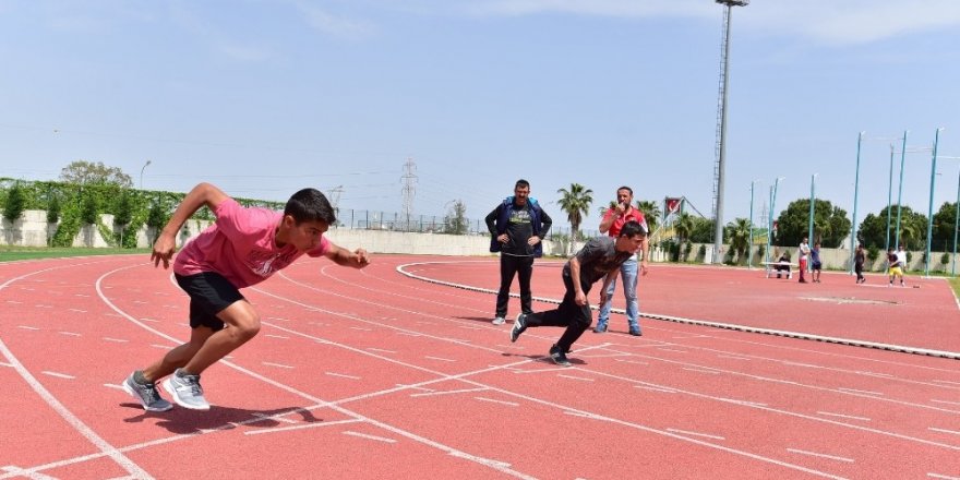Osmaniye’de sporcu eğitim merkezi için seçme yapıldı