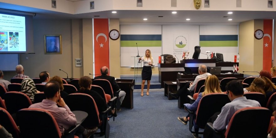 Belediye personeline iş sağlığı eğitimi
