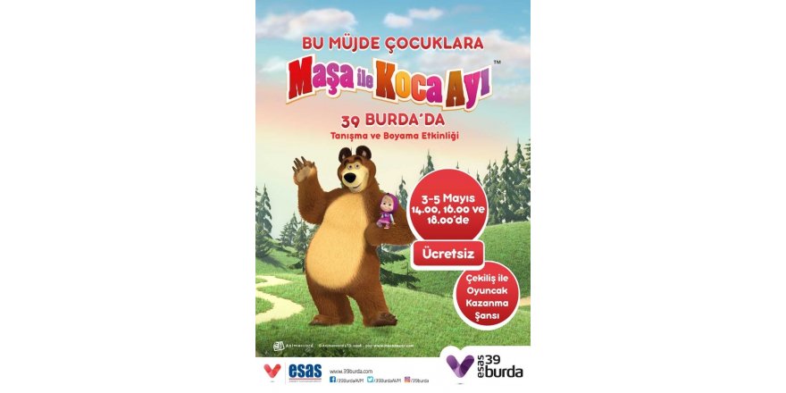 Maşa ile Koca Ayı 39 Burda’da