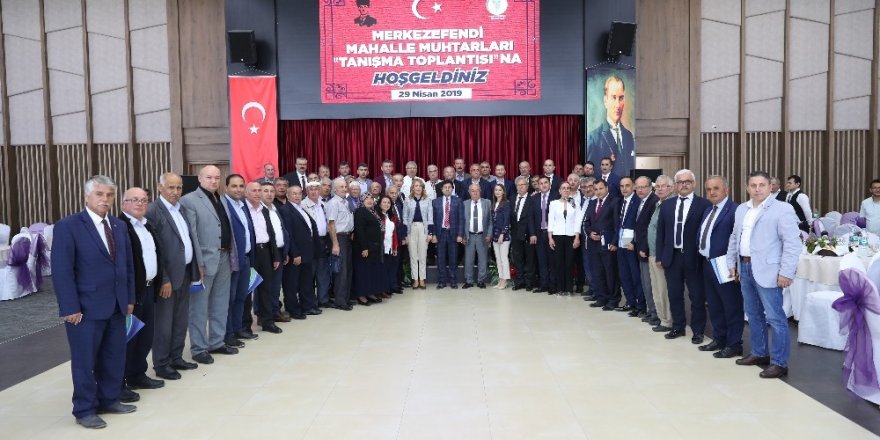 Başkan Doğan mahalle muhtarları ile bir araya geldi