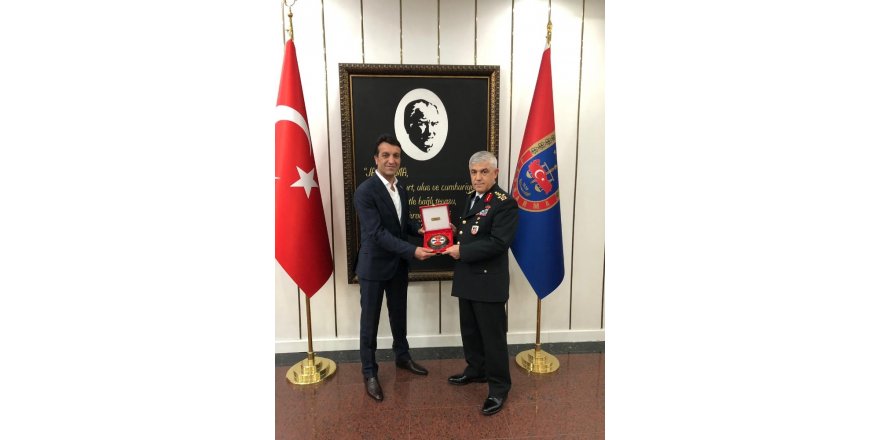 Başkan Şeylan’dan Jandarma Genel Komutanı Çetin’e ziyaret