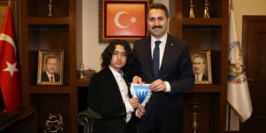 Tokatlı Küçük Osman Gazi, Başkan Eroğlu’nu Ziyaret etti