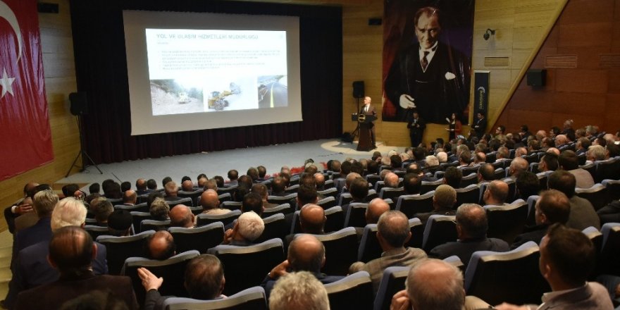 Gümüşhane’de muhtarlara bilgilendirme toplantısı yapıldı