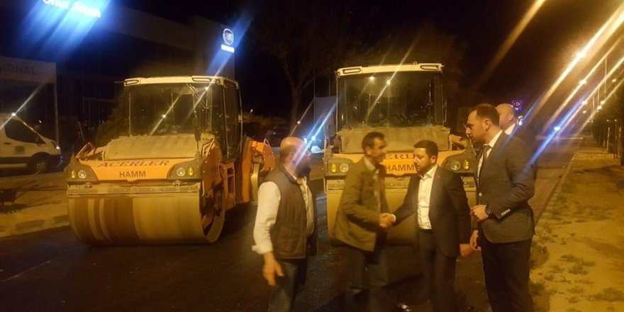 Başkan Arı’dan gece mesaisi