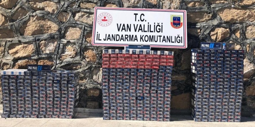 Van’da 7 bin 430 paket kaçak sigara ele geçirildi