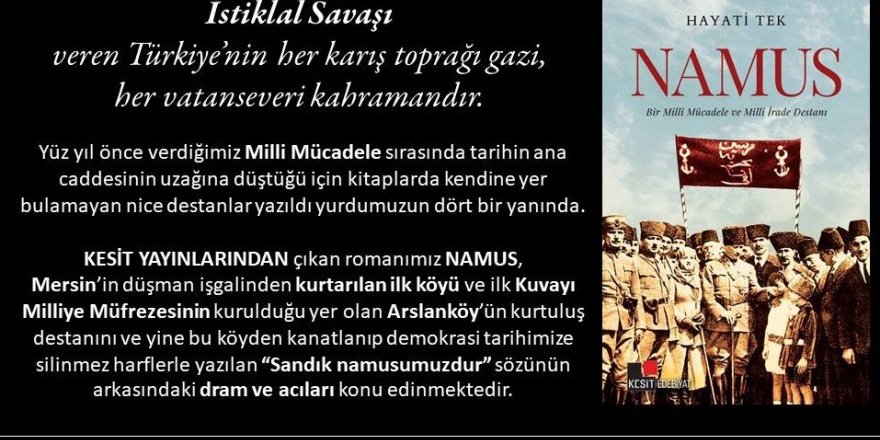 Hayati Tek’in Namus kitabı okuyucularla buluştu