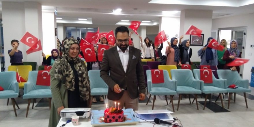 15 Temmuz Gazisine sürpriz doğum günü