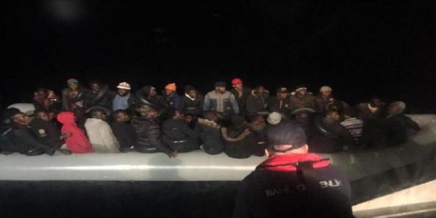 Selçuk'ta 46 kaçak göçmen yakalandı