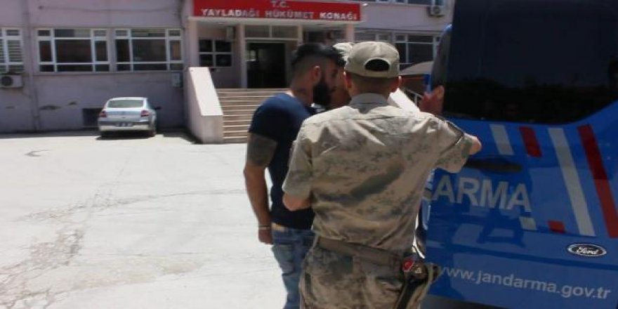 'Dur' ihtarına uymayan kaçakları taşıyan minibüs sürücüsü, jandarmaya çarptı