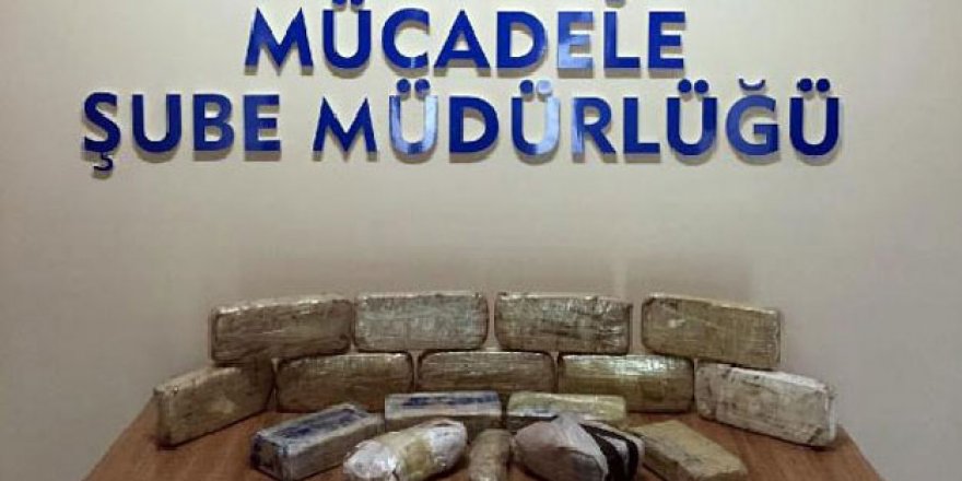 Emekli uzman çavuş 7 kilo eroinle yakalandı