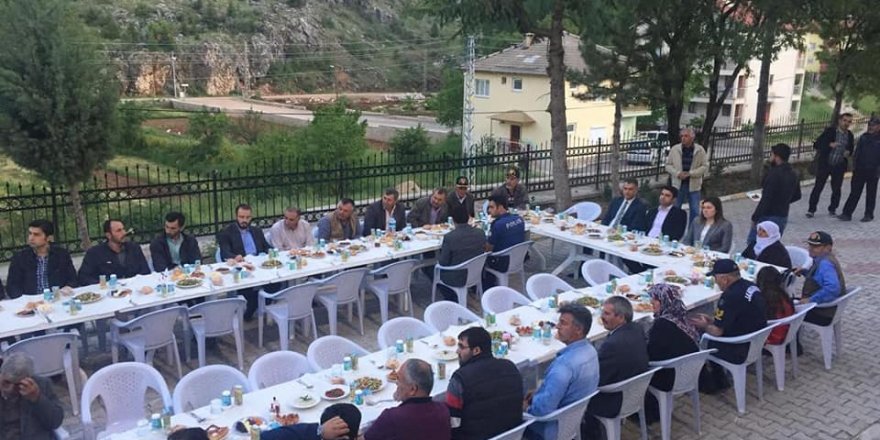 Derebucak'ta şehit yakınları ve gaziler iftarda buluştu