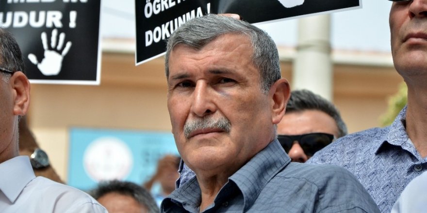 Velinin darp ettiği öğretmene destek