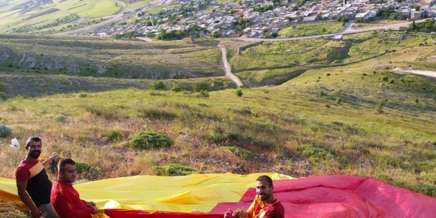 Gercüş’te Galatasaray aşkı dağlarda