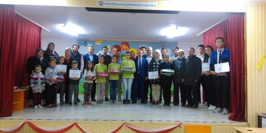 Hisarcık’ta Ufka Yolculuk Yarışması ödül töreni