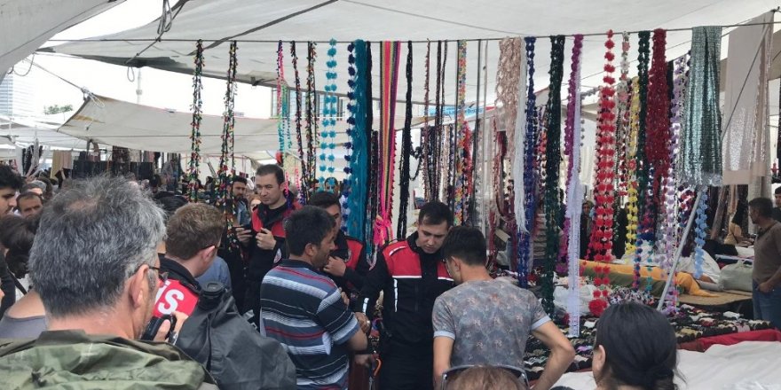 Semt pazarında makaslı kavga: 3 yaralı