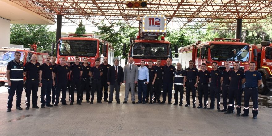 Manisa Büyükşehir İtfaiyesi her duruma hazır