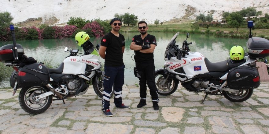 Motosiklet ambulanslar göreve başladı
