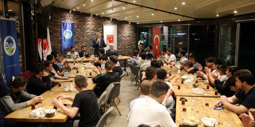 Başkan Ekrem Yüce MTTB İl teşkilatı üyeleriyle bir araya geldi