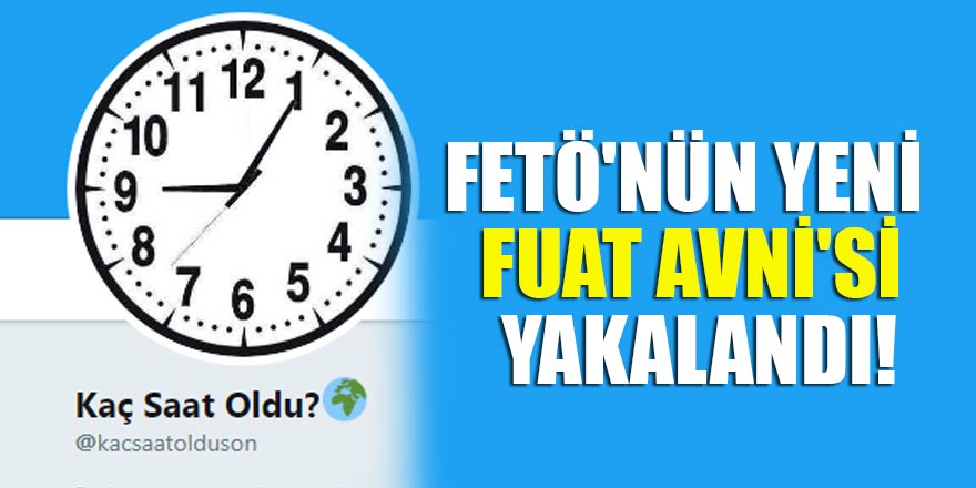FETÖ'nün yeni Fuat Avni'si yakalandı!