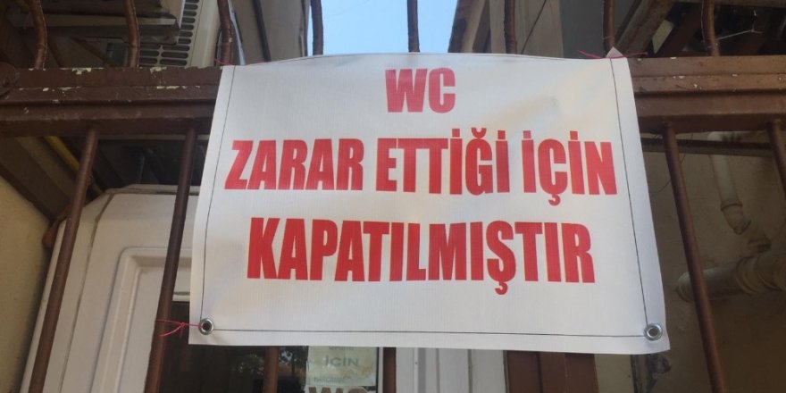 Bursa’da umumi tuvalet iflas etti