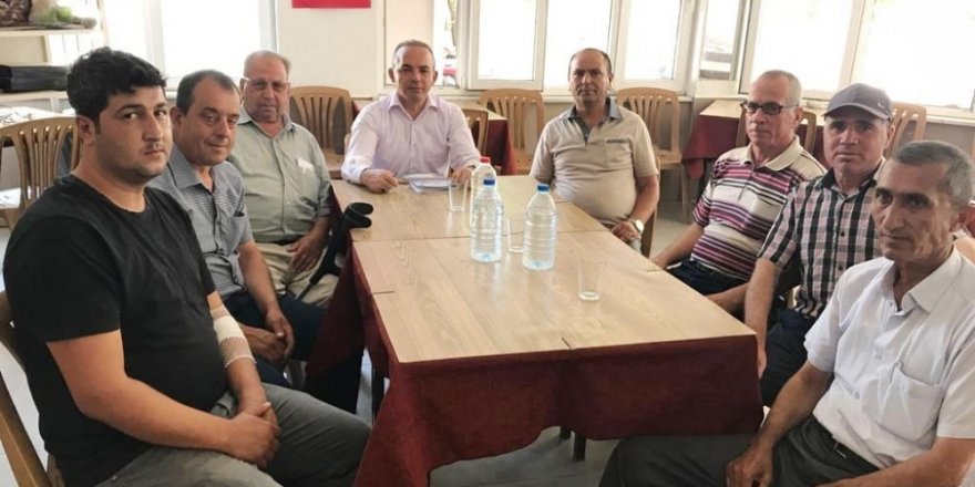 Kaymakam Öner, muhtarları ziyaret etti