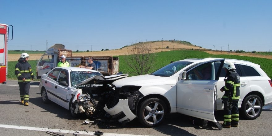 Tekirdağ’da zincirleme kaza: 6 yaralı