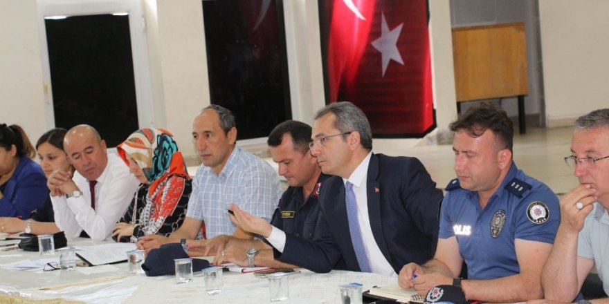 Tosya’da muhtarlar toplantısı yapıldı