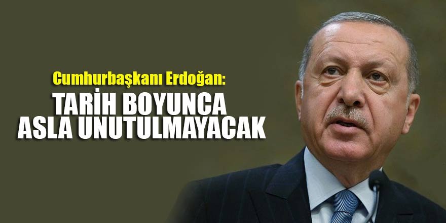 Erdoğan'dan Srebrenitsa soykırımı mesajı!