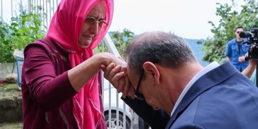 Ordu Valisi Yavuz, Kıbrıs şehidinin eşini ziyaret etti