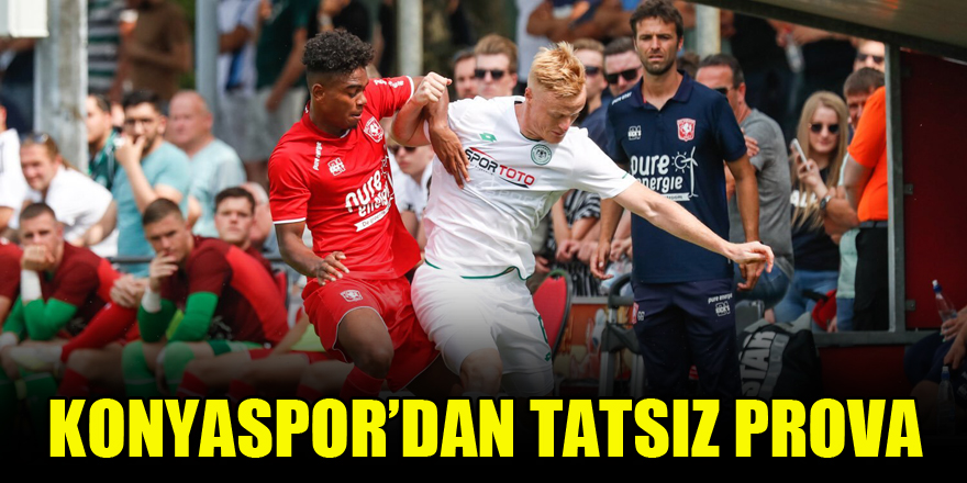 Konyaspor'dan tatsız prova