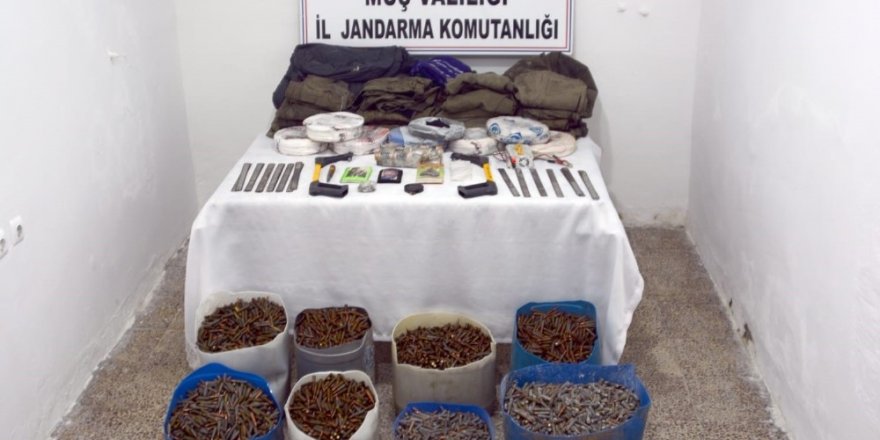 Varto’da 25 bin mermi ele geçirildi