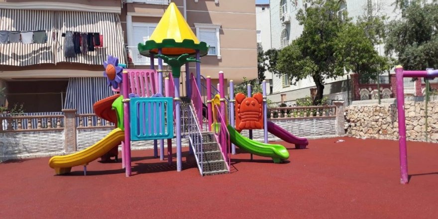 Kepez Belediyesinden çocuklara renkli park