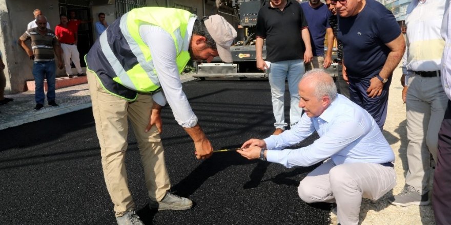 Akdeniz Belediyesi, Güneş Mahallesi pazar sokağını yeniledi