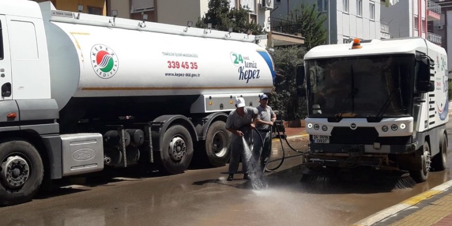 Kepez ‘in sokakları tertemiz